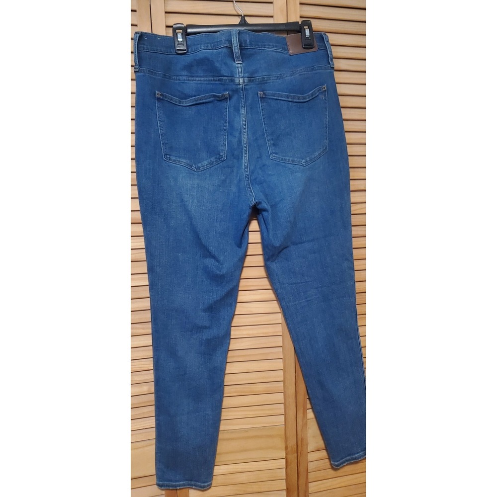 Madewell Kick Out Jeans Women's 32 Denim High Rise 10" Skinny Pant - Picture 6 of 10